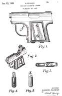 Dzaman Gunlite Automatic Pistol Lighter 