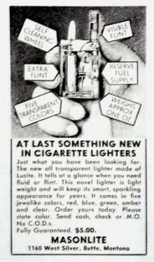 Masonlite Lighter