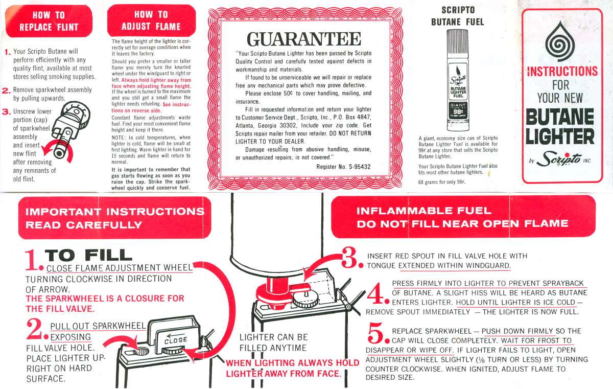 Scripto® Butane