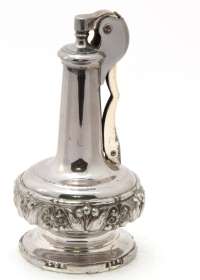 Ronson Silverplate Decanter Table Lighter