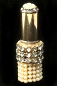Wiesner Lipstick Lighter w/ Pearl & Rhinestones