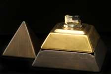 Colibri Pyramid Butane Table Lighter / Ash Tray