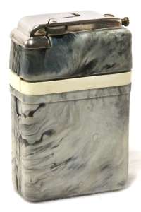 Pac-A-Lite Cigarette Case and Lighter