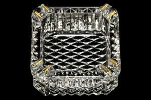 Jeannette Diamond & Rib Pattern Ashtray