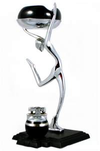 Ronson Rondelight Deco Dancer Table Lighter