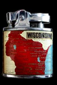 Globe Wisconsin States Lighter