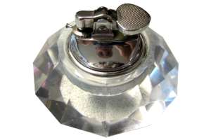 Swank Crystal Table Lighter