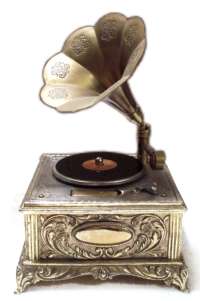 Swank Gramophone Music Box Lighter