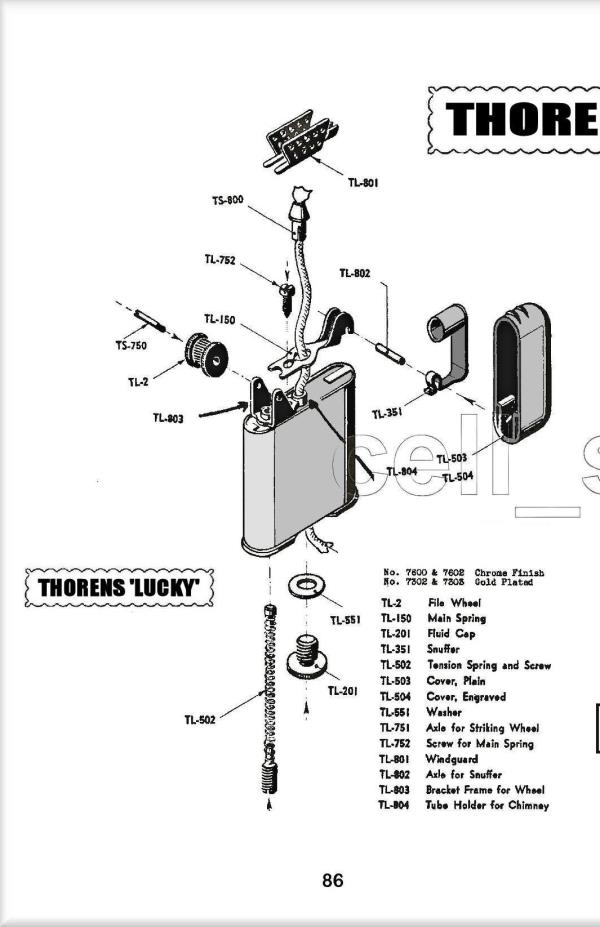 Wow Kalkun Natur 1954 Cigarette Lighter Repair Manual