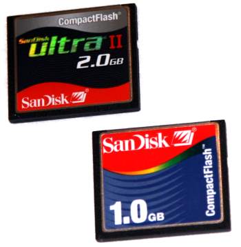 Compact Flash Memory Cards