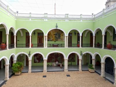 El Palacio de Gobierno Merida Mexico