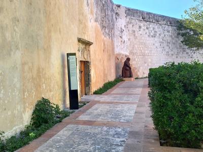 Behind Campeche Historic City Wall