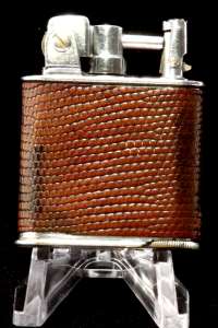 Lancel Leather Wrapped Lighter