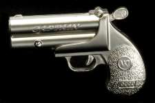 Captain 9999 Piezoelectric Jet Butane Derringer Style Pistol Lighter