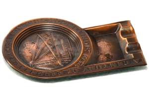 1934 Chicago World's Fair Art Deco Ashtray