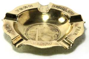NY World's Fair 1939 Art Deco Ashtray