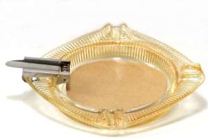 Cigarette Chaperone Art Deco Ashtray