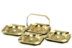 Farber Brothers Art Deco Ashtray Set