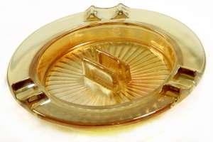 Carnival Glass Ashtray