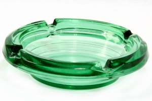 Depression Glass Ashtray