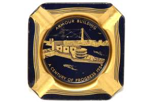 1934 Chicago World's Fair Art Deco Ashtray