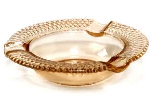 Depression Glass Ashtray