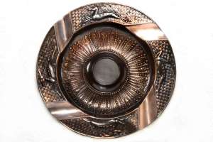 Copper Art Deco Ashtray