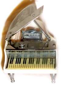 Piano Table Lighter Occupied Japan