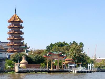 by Chao Phraya River