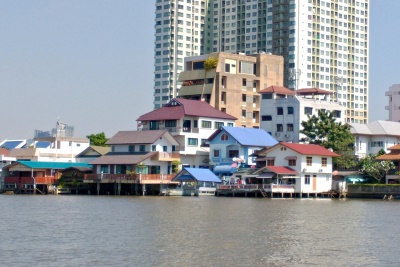 by Chao Phraya River