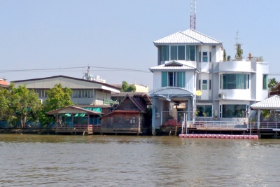by Chao Phraya River