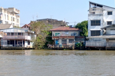 by Chao Phraya River