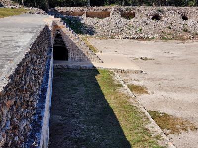 Uxmal - Behind the Pigeon House Group