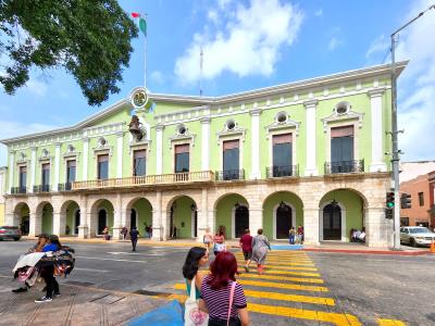 El Palacio de Gobierno Merida Mexico